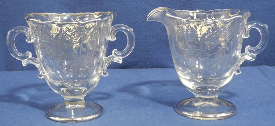 Flanders Clear Creamer by Silver City-1