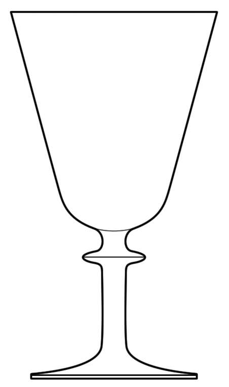 Twilight Water Goblet by Silver City-1