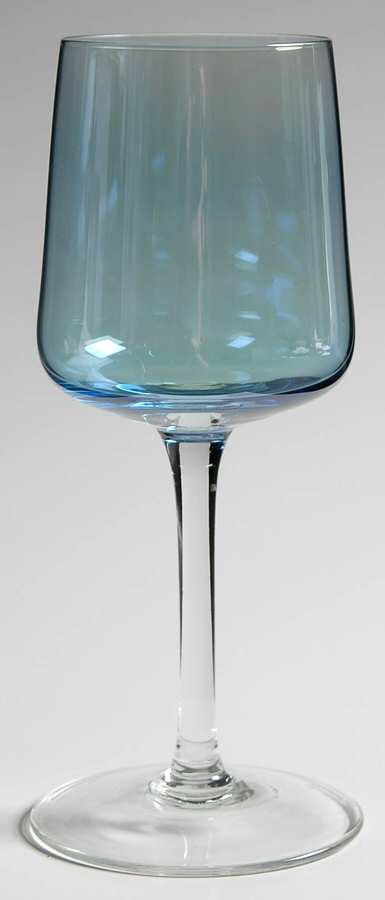 Classic Blue Wine Glass by Society Crystal-1