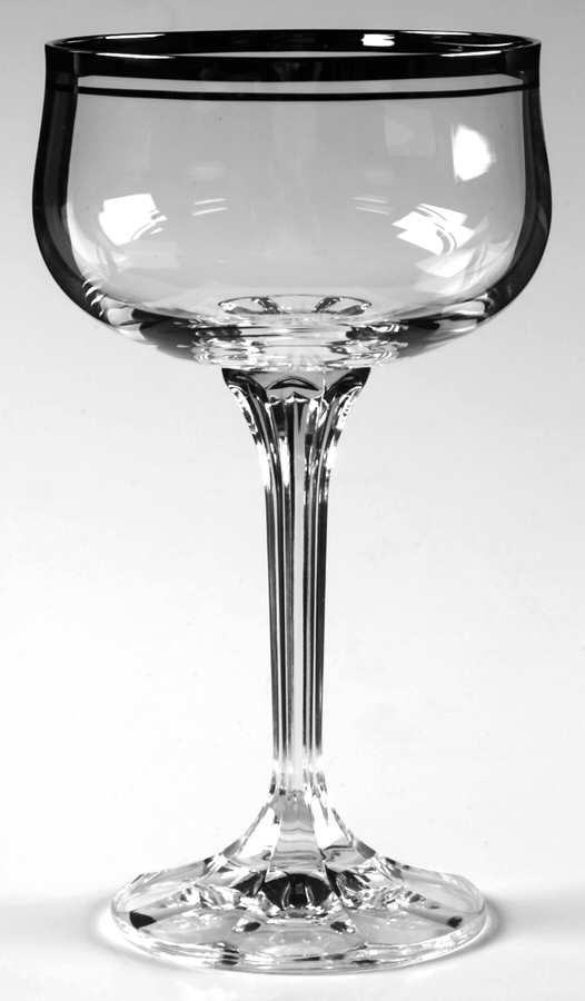 Royal Platinum Champagne/Tall Sherbet by Society Crystal-1