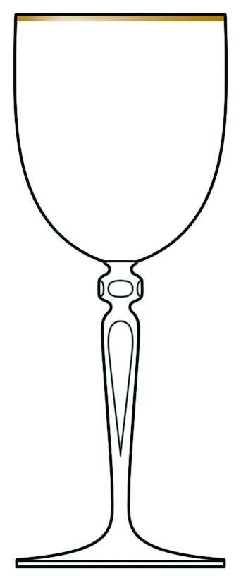 Matinee Gold Water Goblet by Schott-Zwiesel-1