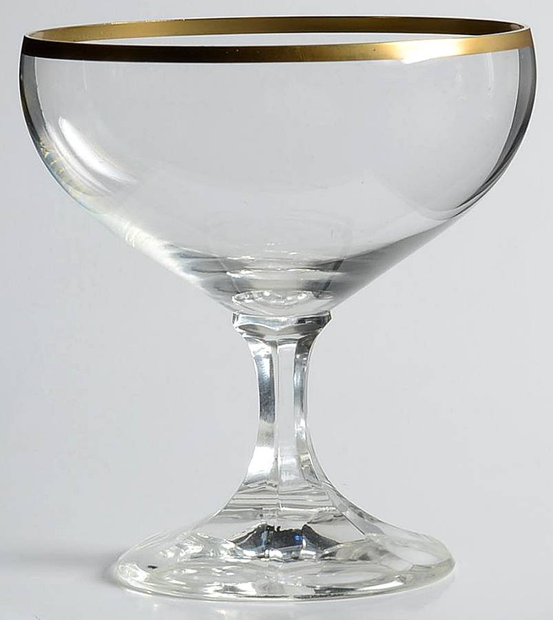 Neckar (Gold Trim) Champagne/Tall Sherbet by Schott-Zwiesel-1