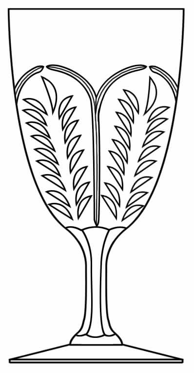 1202-1 Water Goblet by Seneca-1
