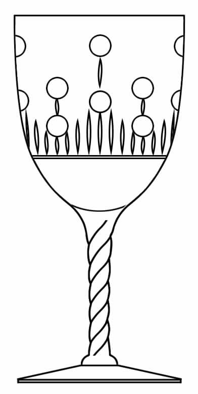 1282-2 Water Goblet by Seneca-1