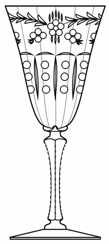1482-1 Water Goblet by Seneca-1