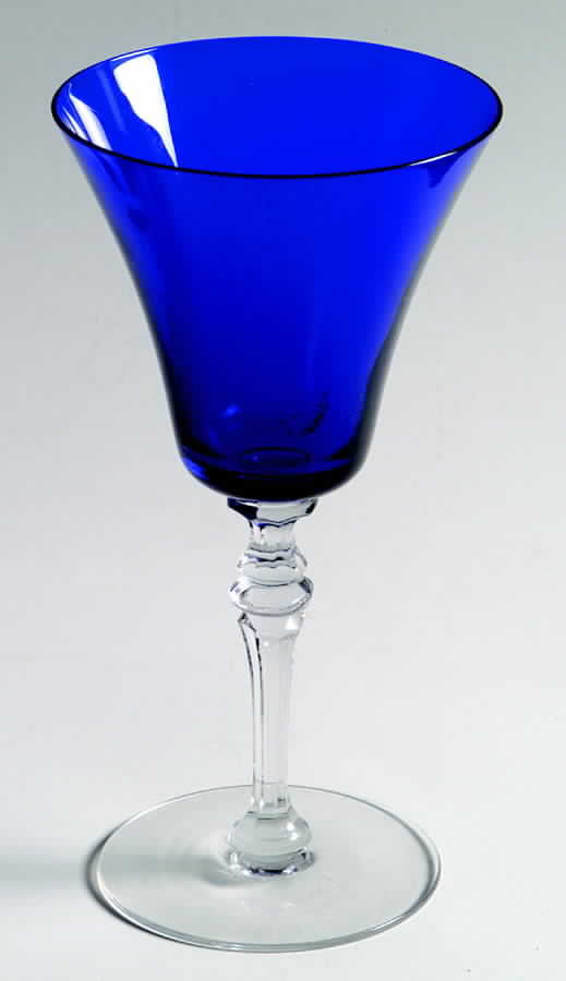 1488 Cobalt Blue Water Goblet by Seneca-1