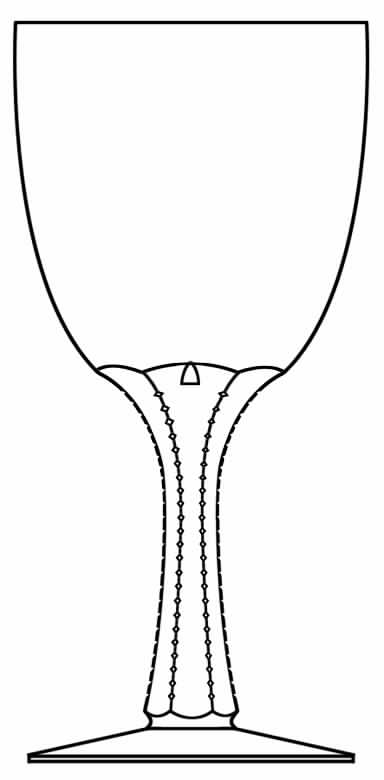 2503 Water Goblet by Seneca-1