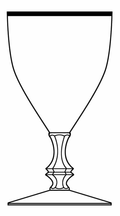 3214 Platinum Water Goblet by Seneca-1