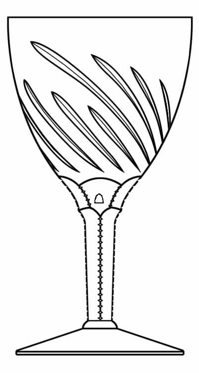 331-1 Water Goblet by Seneca-1
