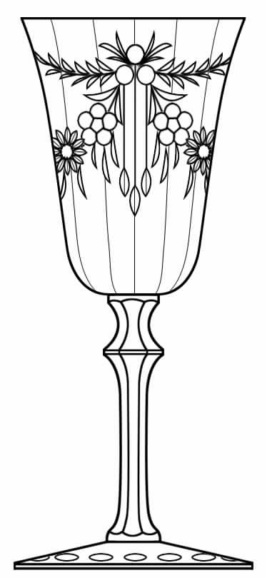486-1 Water Goblet by Seneca-1