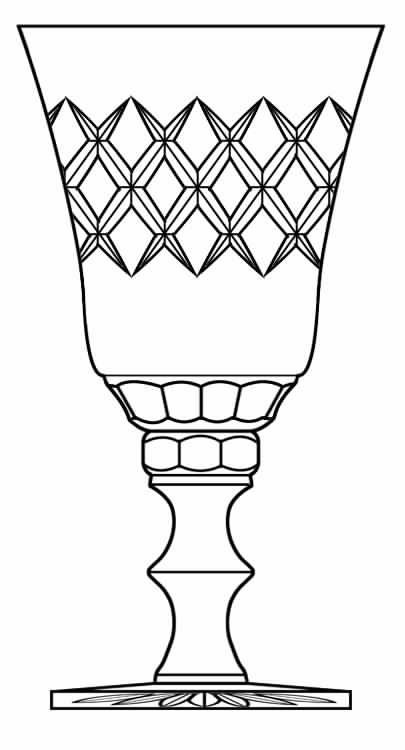 516-2 Water Goblet by Seneca-1