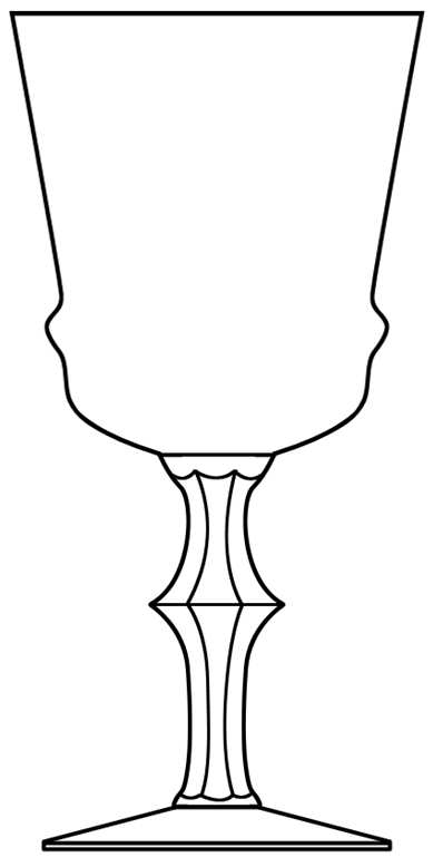 517-3 Water Goblet by Seneca-1