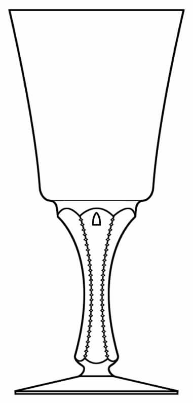 748-1 Water Goblet by Seneca-1