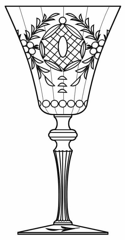 8833-2 Water Goblet by Seneca-1