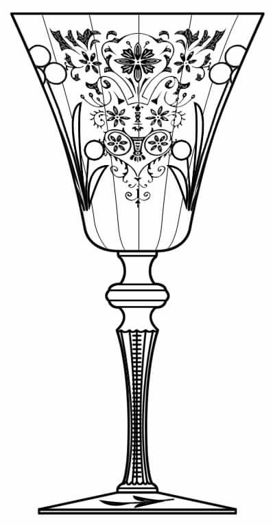 8833-4 Water Goblet by Seneca-1