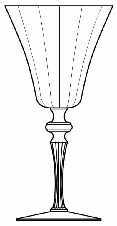 8833-7 Water Goblet by Seneca-1