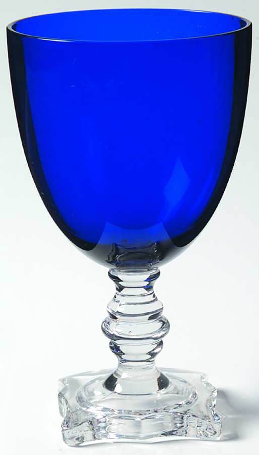 903 Cobalt Blue (Non Optic) Water Goblet by Seneca-1