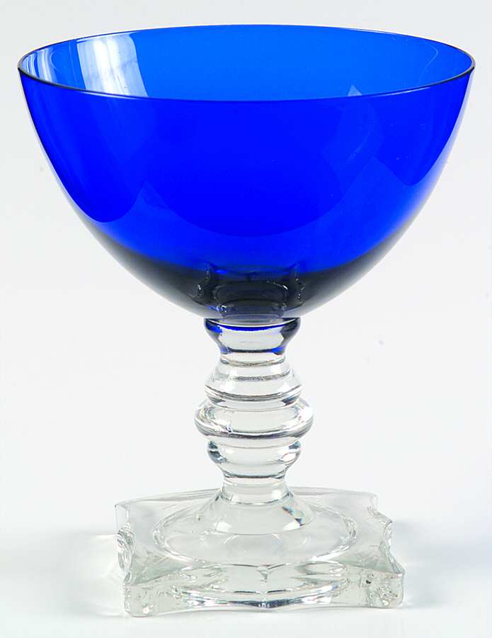 903 Cobalt Blue (Non Optic) Champagne/Tall Sherbet by Seneca-1
