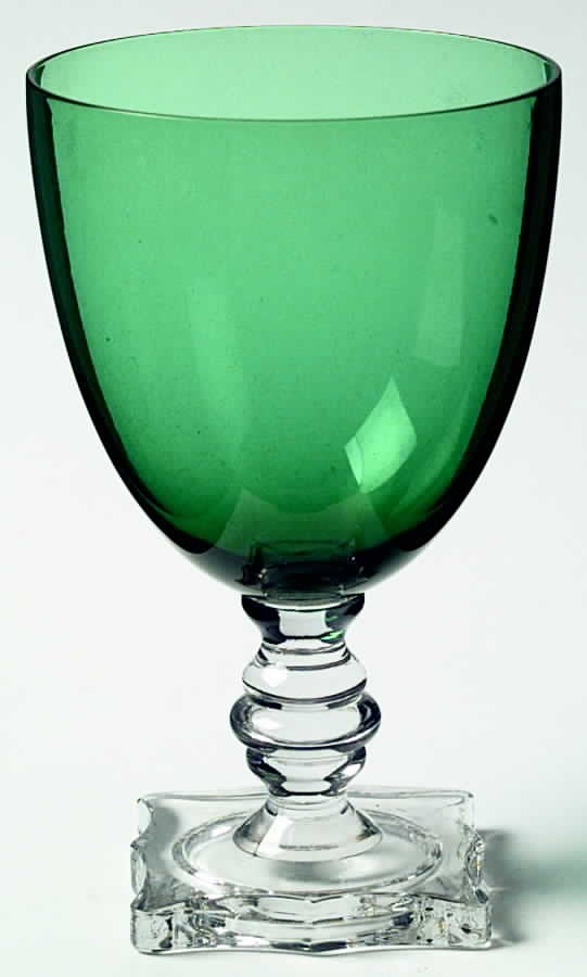 903 Green Water Goblet by Seneca-1