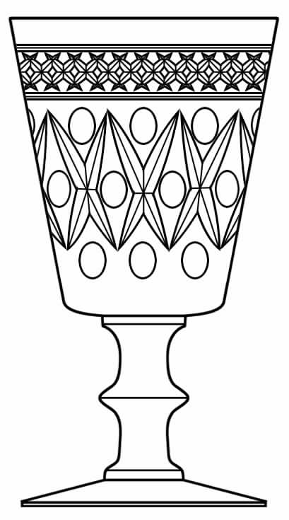 908-3 Water Goblet by Seneca-1