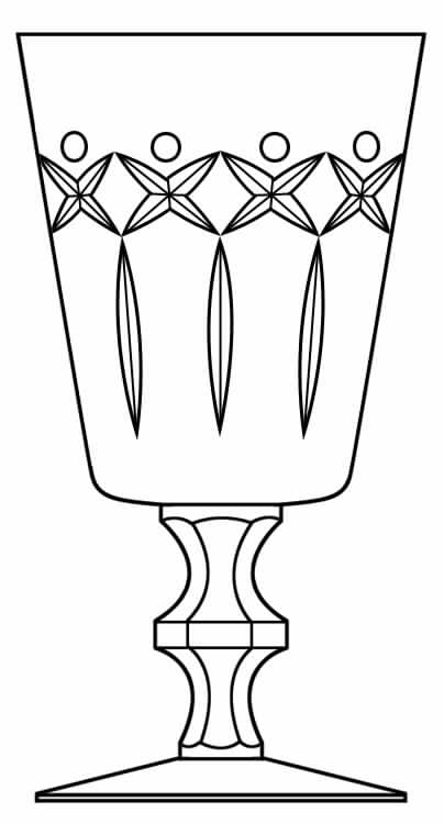 913-4 Water Goblet by Seneca-1