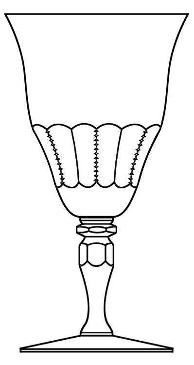 966-1 Water Goblet by Seneca-1