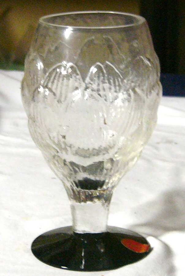 Artichoke Black Water Goblet by Seneca-1