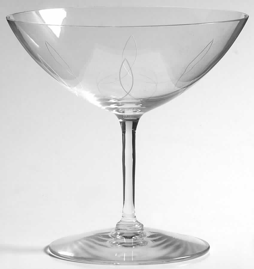 Ballet (Stem 405, Cut 1049) Champagne/Tall Sherbet by Seneca-1