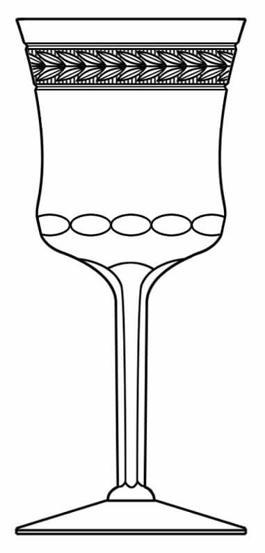 Brittany Water Goblet by Seneca-1