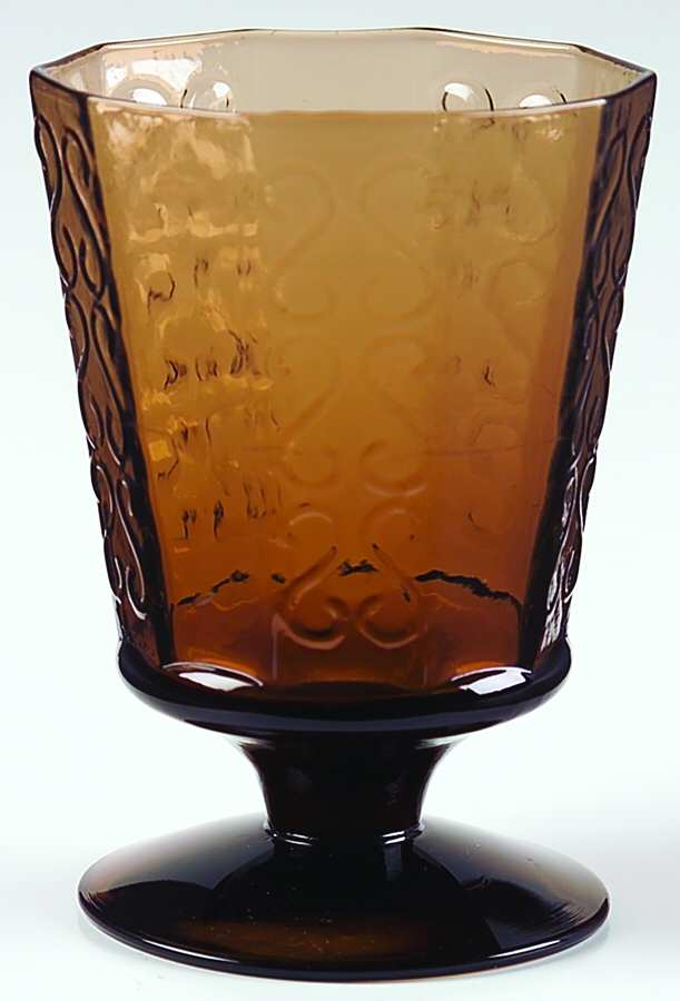 Brocado Morocco Brown Juice/Wine Glass by Seneca-1