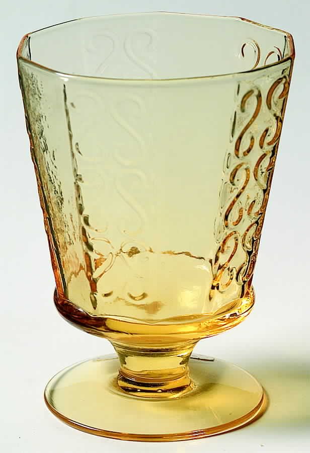 Brocado Yellow Juice/Wine Glass by Seneca-1