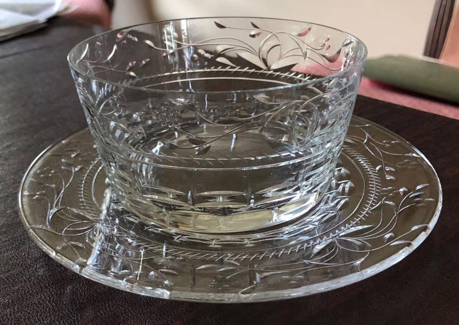Buttercup Underplate for Finger Bowl by Seneca-1