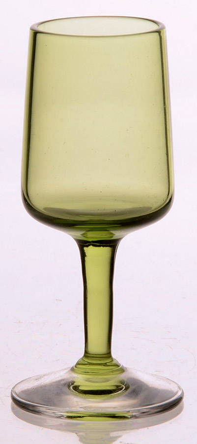 Cabaret Green Cordial Glass by Seneca-1
