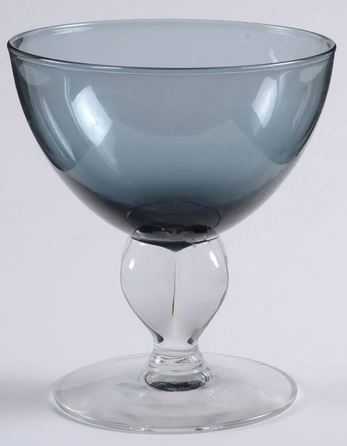 Charcoal (Stem #526) Champagne/Tall Sherbet by Seneca-1