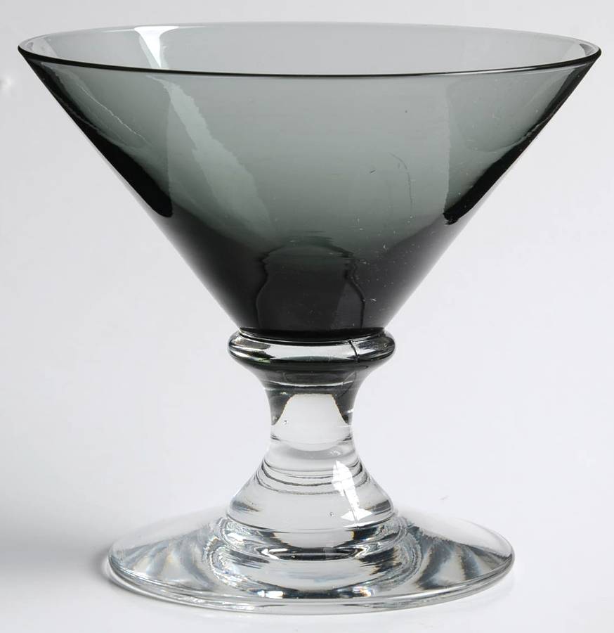 Charcoal (Stem #1605) Champagne/Tall Sherbet by Seneca-1