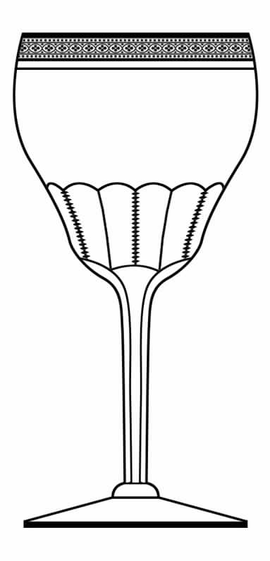 Coronation Water Goblet by Seneca-1