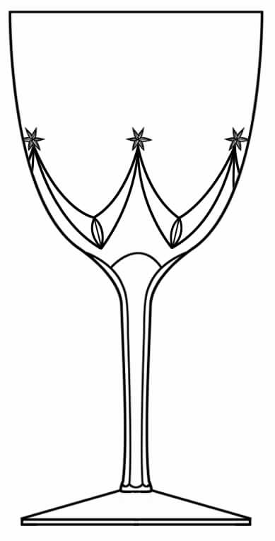 Coronet Water Goblet by Seneca-1