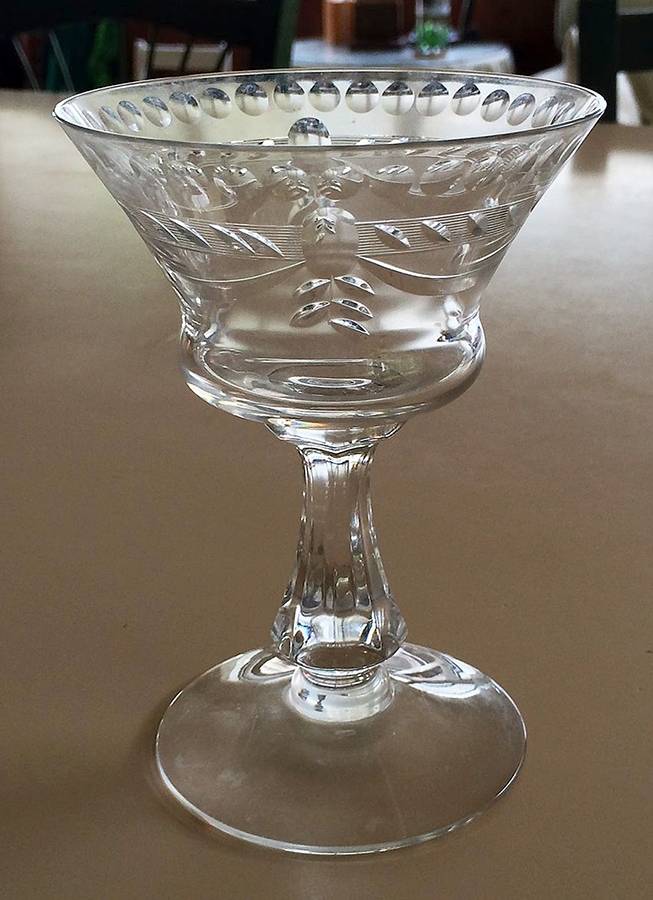Cut 1012 Champagne/Tall Sherbet by Seneca-1