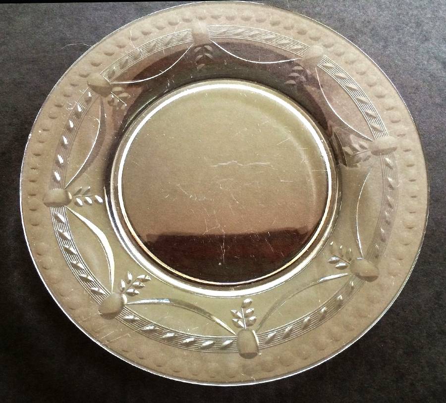 Cut 1012 Luncheon Plate by Seneca-1