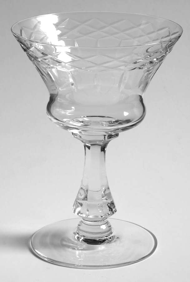 Cut 1016 Champagne/Tall Sherbet by Seneca-1