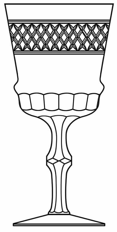 Cut 1046 Water Goblet by Seneca-1