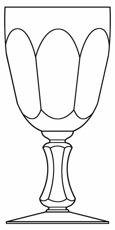 Cut 1047 Water Goblet by Seneca-1