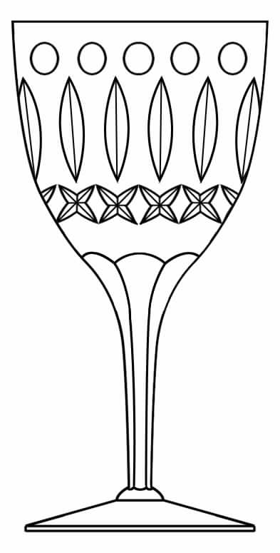 Cut 1076 Water Goblet by Seneca-1