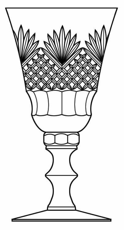 Cut 1079 Water Goblet by Seneca-1