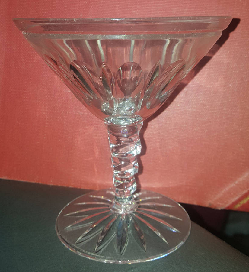 Cut 1111 Champagne/Tall Sherbet by Seneca-1