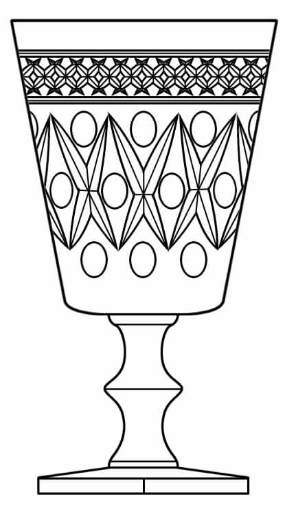 Cut 1133 Water Goblet by Seneca-1