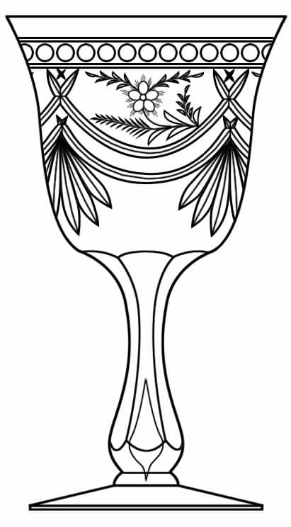 Cut 1194 Water Goblet by Seneca-1