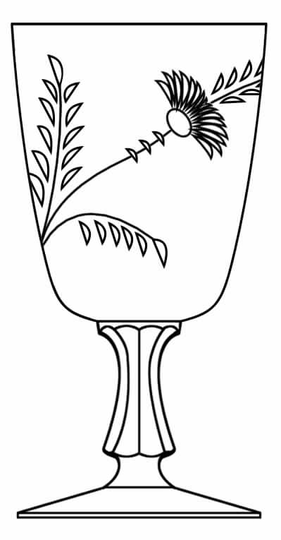Cut 1209 Water Goblet by Seneca-1