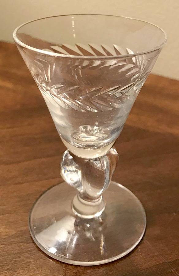 Cut 121 Cordial Glass by Seneca-1