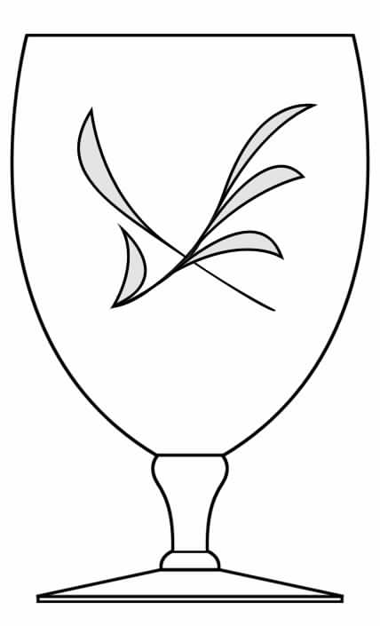 Cut 1295 Water Goblet by Seneca-1
